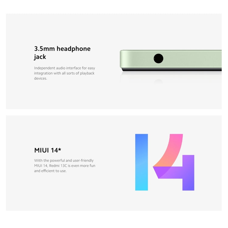 Xiaomi Redmi 13C 5G, 6.74 inch MIUI 14 MediaTek Dimensity 6100+ Octa Core 2.2GHz, NFC, Network: 5G, Not Support Google Play Xiaomi Redmi 13C 5G, 6.74 inch MIUI 14 MediaTek Dimensity 6100+ Octa Core 2.2GHz, NFC, Network: 5G, Not Support Google Play